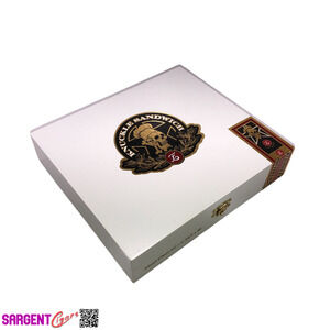 Guy Fieri Knuckle Sandwich Short Churchill Empty Wooden Cigar Box 8.5x7.5x1.75